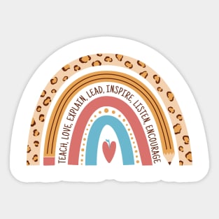 Teach & Inspire: Rainbow Wisdom Sticker